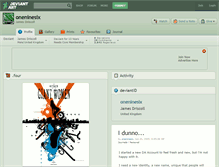Tablet Screenshot of oneninesix.deviantart.com