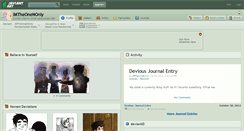 Desktop Screenshot of imtheonenonly.deviantart.com