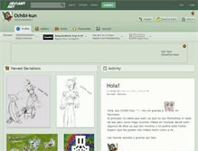 Tablet Screenshot of ochibi-kun.deviantart.com