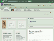 Tablet Screenshot of gemidonnie.deviantart.com