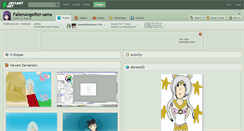 Desktop Screenshot of fallenangelrei-sama.deviantart.com