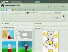 Tablet Screenshot of fallenangelrei-sama.deviantart.com