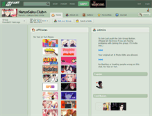 Tablet Screenshot of naruxsaku-club.deviantart.com