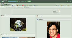Desktop Screenshot of djcummins.deviantart.com