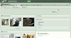 Desktop Screenshot of dusknoir12.deviantart.com