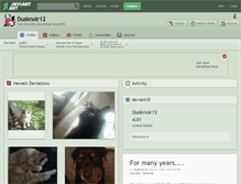 Tablet Screenshot of dusknoir12.deviantart.com