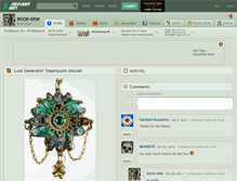 Tablet Screenshot of ecce-one.deviantart.com