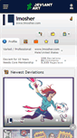 Mobile Screenshot of lmosher.deviantart.com