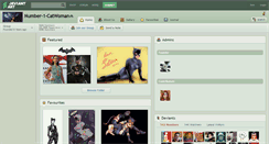 Desktop Screenshot of number-1-catwoman.deviantart.com