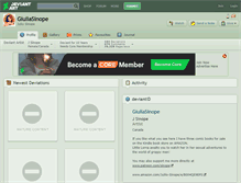 Tablet Screenshot of giuliasinope.deviantart.com