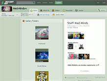 Tablet Screenshot of mad-minds.deviantart.com