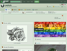 Tablet Screenshot of ladykylin.deviantart.com