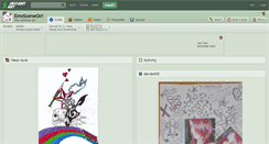 Desktop Screenshot of emoscenegirl.deviantart.com