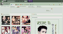Desktop Screenshot of mirandajlcb.deviantart.com