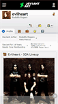 Mobile Screenshot of evilheart.deviantart.com