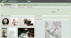 Desktop Screenshot of cyberspacer.deviantart.com
