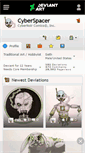 Mobile Screenshot of cyberspacer.deviantart.com