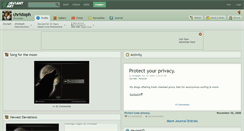 Desktop Screenshot of christoph.deviantart.com