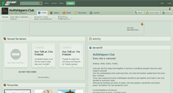 Desktop Screenshot of multishippers-club.deviantart.com