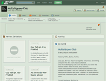 Tablet Screenshot of multishippers-club.deviantart.com