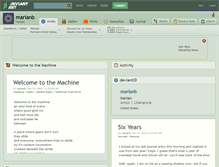 Tablet Screenshot of marianb.deviantart.com