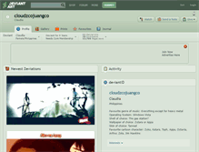 Tablet Screenshot of cloudzcojuangco.deviantart.com
