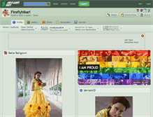 Tablet Screenshot of fireflyhikari.deviantart.com