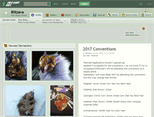 Tablet Screenshot of blitzava.deviantart.com