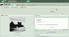 Desktop Screenshot of human-bean.deviantart.com