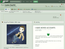 Tablet Screenshot of cookie-chan981.deviantart.com