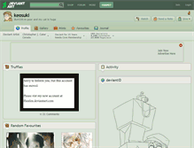 Tablet Screenshot of keosuki.deviantart.com