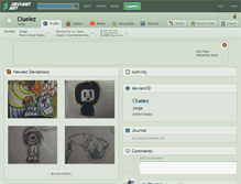 Tablet Screenshot of cluelez.deviantart.com