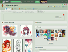 Tablet Screenshot of lollypopjassymoo.deviantart.com
