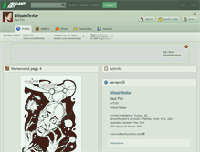 Tablet Screenshot of blissinfinite.deviantart.com