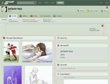 Tablet Screenshot of jarlaxle-lazy.deviantart.com