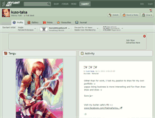 Tablet Screenshot of kuso-taisa.deviantart.com