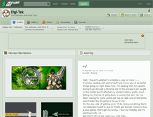 Tablet Screenshot of digi-tek.deviantart.com