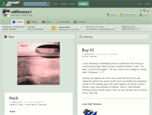 Tablet Screenshot of ndifference.deviantart.com