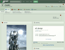 Tablet Screenshot of clickrcl.deviantart.com