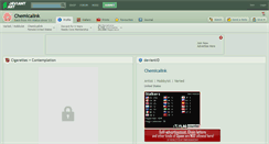 Desktop Screenshot of chemicalink.deviantart.com