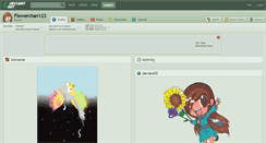 Desktop Screenshot of flowerchan123.deviantart.com