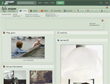 Tablet Screenshot of oozzee.deviantart.com