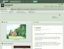 Tablet Screenshot of namikazeh4.deviantart.com