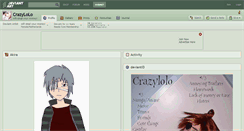 Desktop Screenshot of crazylolo.deviantart.com