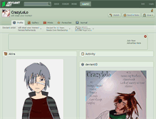 Tablet Screenshot of crazylolo.deviantart.com