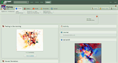 Desktop Screenshot of horney.deviantart.com