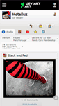 Mobile Screenshot of metalluz.deviantart.com