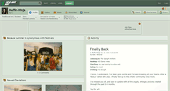Desktop Screenshot of muffin-ninja.deviantart.com