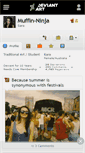 Mobile Screenshot of muffin-ninja.deviantart.com