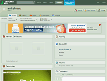 Tablet Screenshot of amirelmasry.deviantart.com